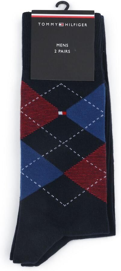 Tommy Hilfiger Sokken TH MEN SOCK CHECK 2P met klassiek argyle-ontwerp (2 paar) - Foto 6