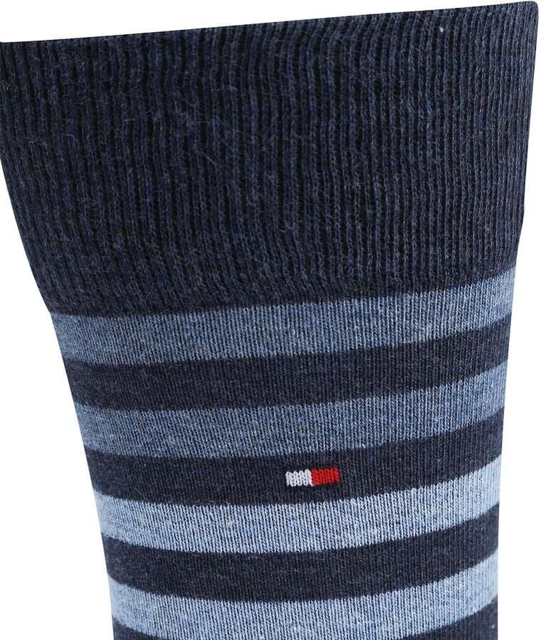 Tommy Hilfiger Sokken met labeldetail in een set van 2 paar model 'DUO STRIPE SOCK' - Foto 2