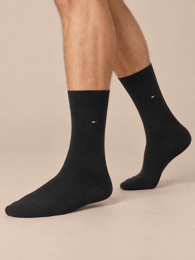 Tommy Hilfiger Sokken TH MEN RUGBY SOCK 2P met ribbrei boordjes ademend (2 paar) - Foto 2