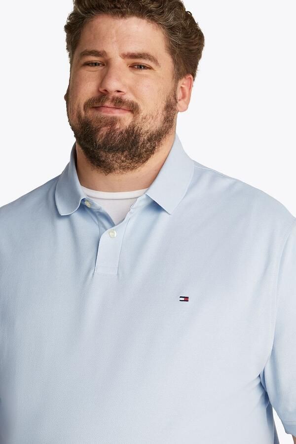 Tommy Hilfiger Big & Tall regular polo lichtblauw