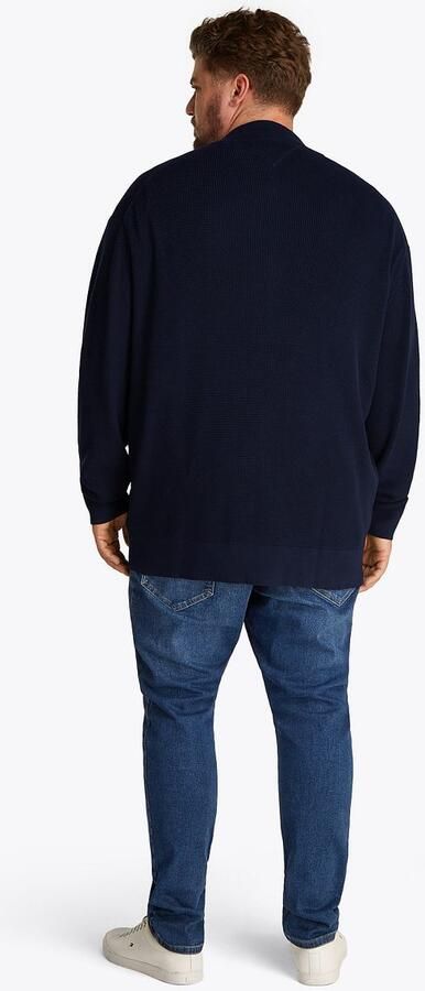 Tommy Hilfiger Vest BT-RACKING STRUCTURE BASEBALL-B Grote maten met fijne structuur - Foto 3