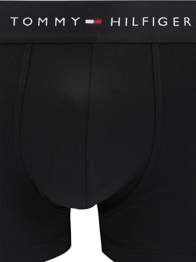 Tommy Hilfiger Boxer Trunk Microfiber 3-Pack Zwart - Foto 2