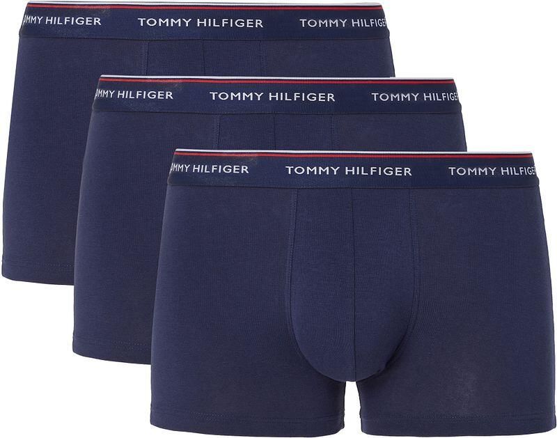TOMMY HILFIGER UNDERWEAR Tommy Hilfiger Heren Boxershorts 3p Trunk Donkerblauw - Foto 7