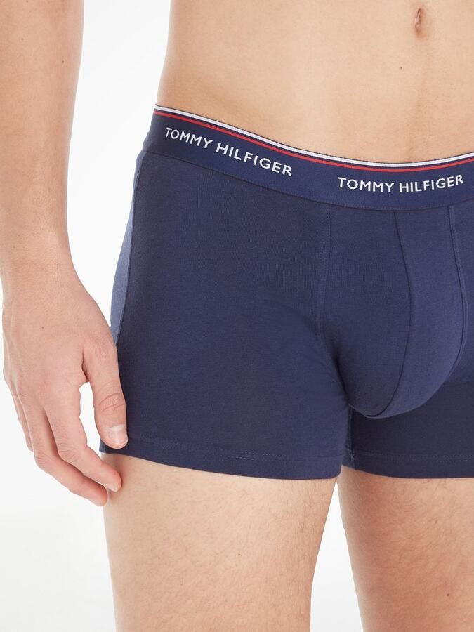 TOMMY HILFIGER UNDERWEAR Tommy Hilfiger Heren Boxershorts 3p Trunk Donkerblauw - Foto 3