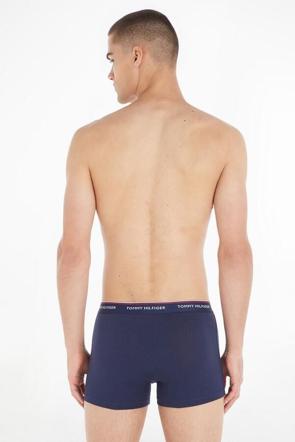 TOMMY HILFIGER UNDERWEAR Tommy Hilfiger Heren Boxershorts 3p Trunk Donkerblauw - Foto 4