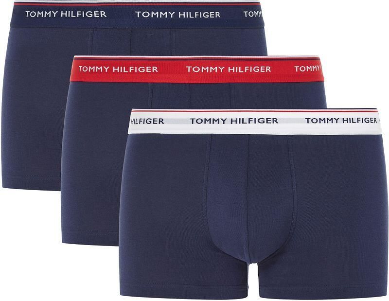 TOMMY HILFIGER UNDERWEAR Tommy Hilfiger Heren Boxershorts 3p Trunk Donkerblauw - Foto 6