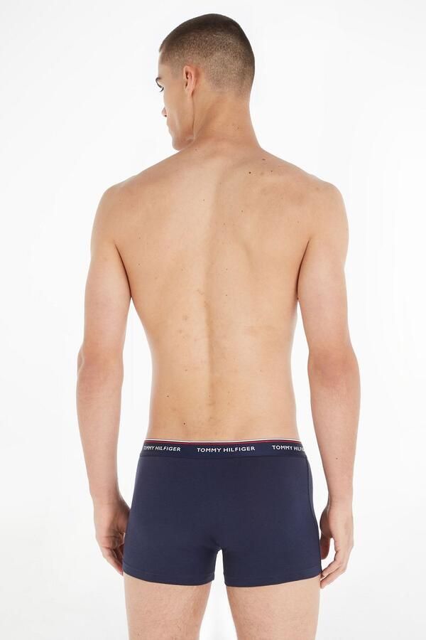 TOMMY HILFIGER UNDERWEAR Tommy Hilfiger Heren Boxershorts 3p Trunk Donkerblauw - Foto 4