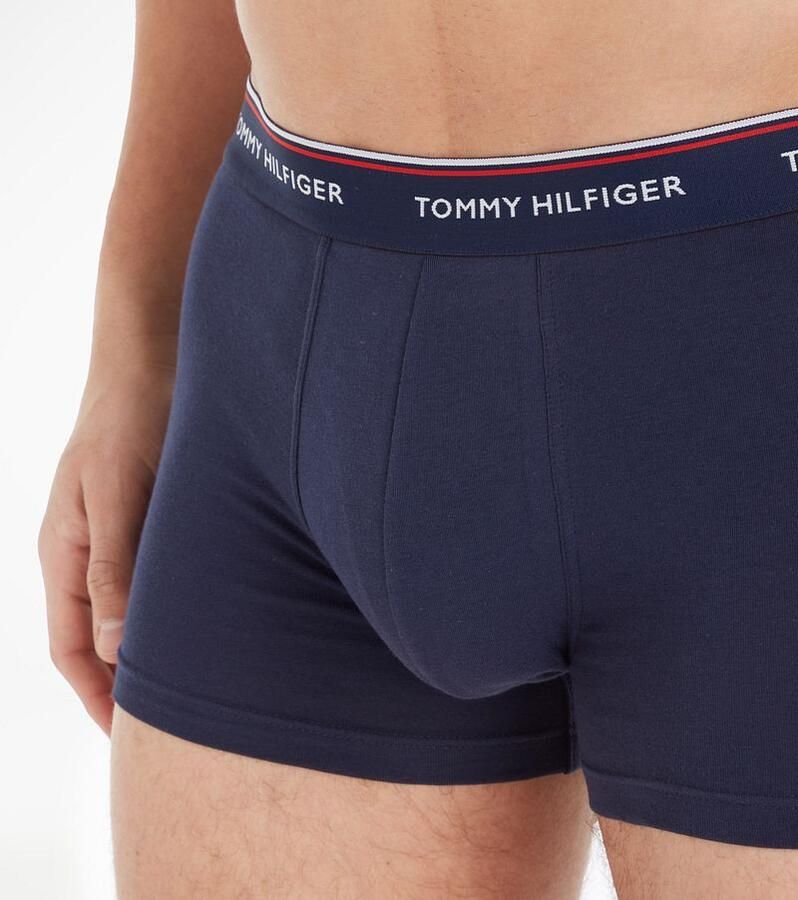 TOMMY HILFIGER UNDERWEAR Tommy Hilfiger Heren Boxershorts 3p Trunk Donkerblauw - Foto 2