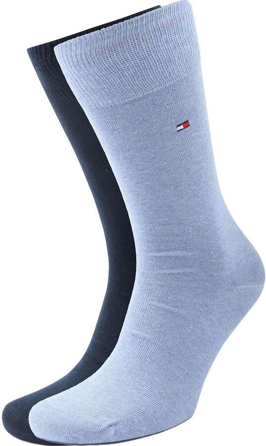Tommy Hilfiger Classic 2-Pack Sokken Blauw 134 - Foto 2