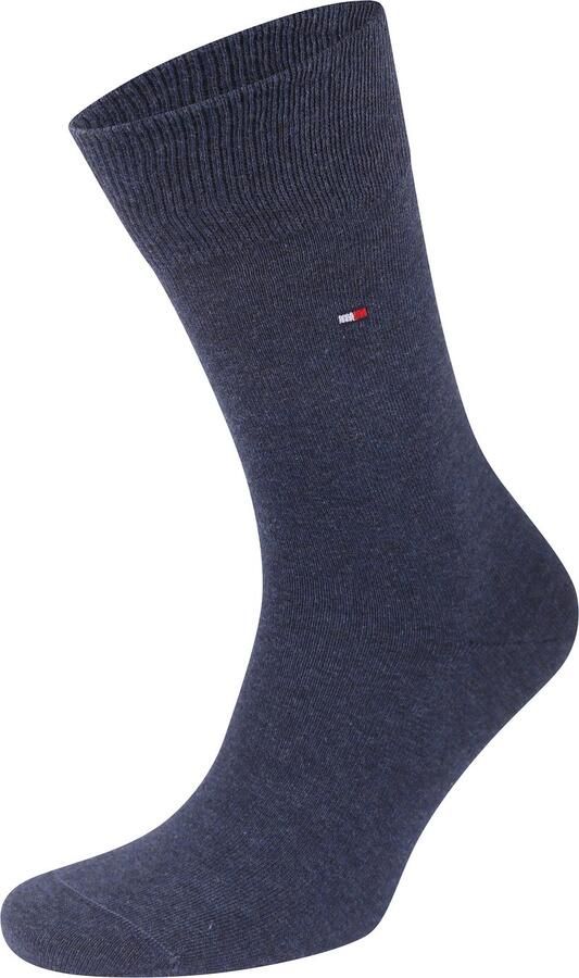 Tommy Hilfiger Classic 3-Pack Sokken Blauw Heren - Foto 8