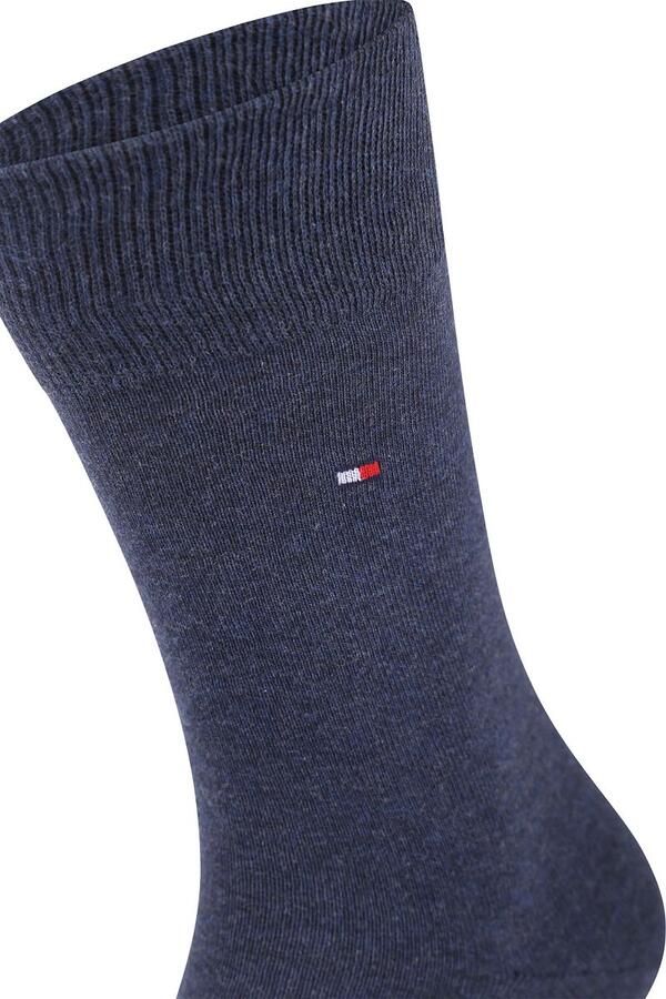 Tommy Hilfiger Classic 3-Pack Sokken Blauw Heren - Foto 3