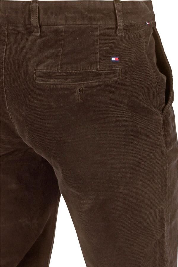Tommy Hilfiger Regular fit corduroy broek met riemlussen model 'DENTON' - Foto 2