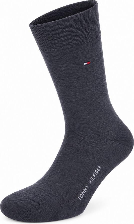Tommy Hilfiger giftbox sokken set van 4 donkerblauw - Foto 5