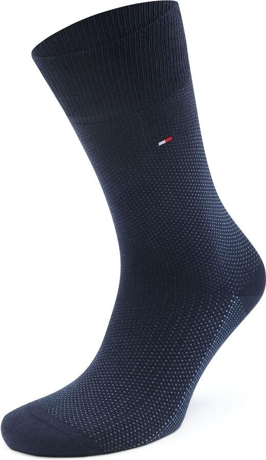 Tommy Hilfiger Sokken TH MEN SOCK 6P TIN GIFTBOX BIRDSEYE Cadeauverpakking ideaal om cadeau te geven katoen-stretch (box 6 paar)