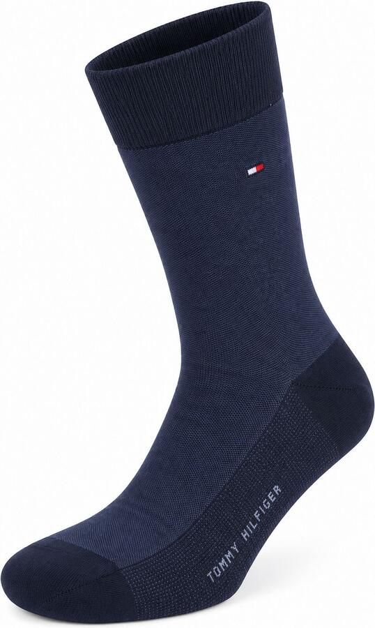 Tommy Hilfiger giftbox sokken set van 6 donkerblauw - Foto 7