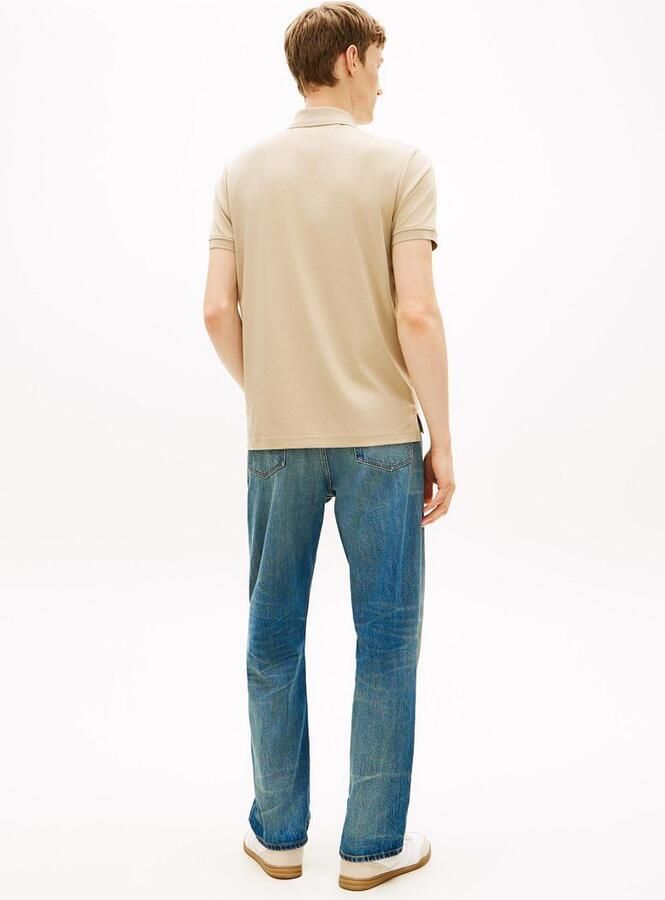 Tommy Hilfiger Half-Zip Polo Interlock Beige - Foto 5