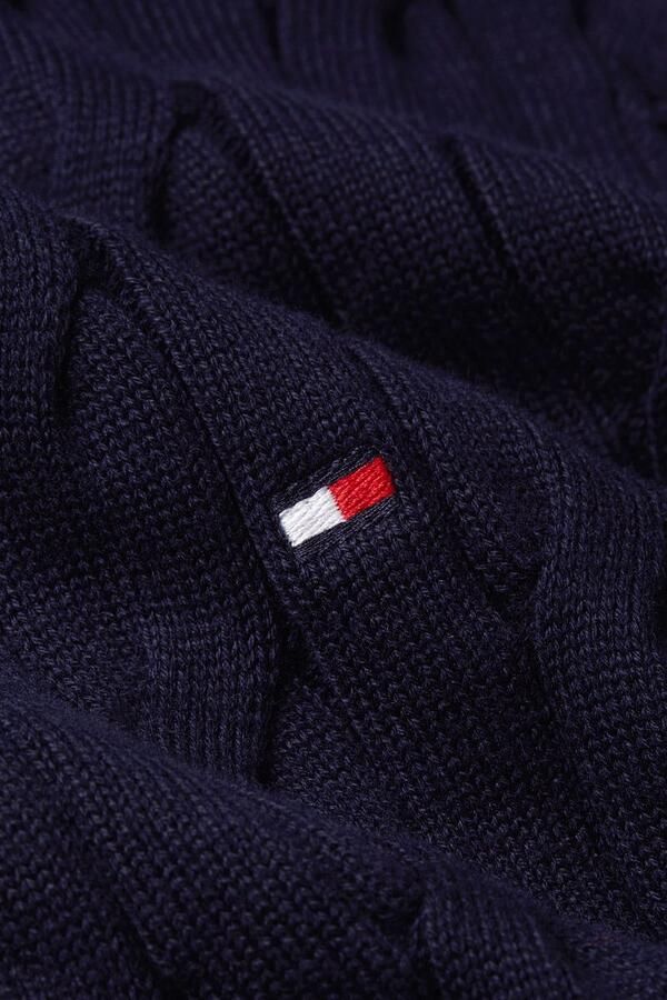 Tommy Hilfiger Blauwe Half Zip Sweatshirt Klassieke Stijl Blue Heren - Foto 3