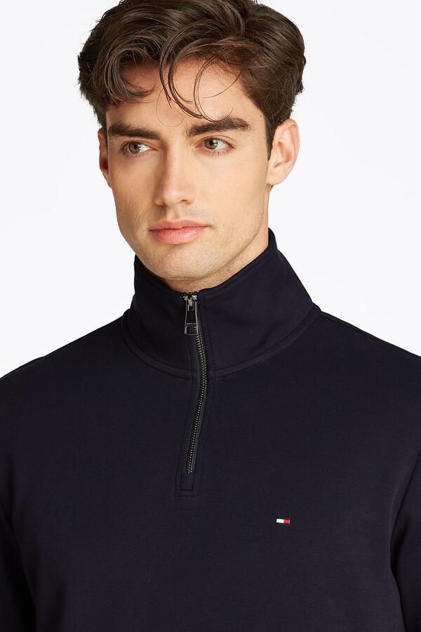 Tommy Hilfiger Half Zip Trui Intechno Navy - Foto 3