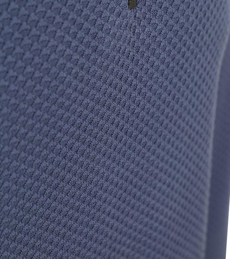 TOMMY HILFIGER Heren Truien & Vesten Oval Structure Zip Mock Blauw - Foto 2