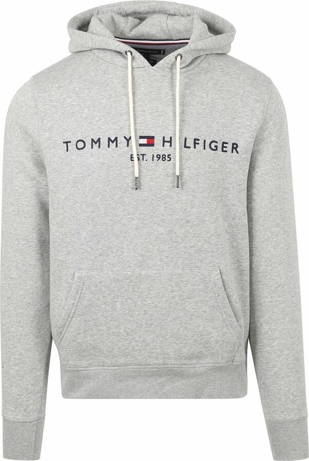 Tommy Hilfiger Grijze Trui Effen Katoenmix NorHeren Pasvorm Gray Heren - Foto 10