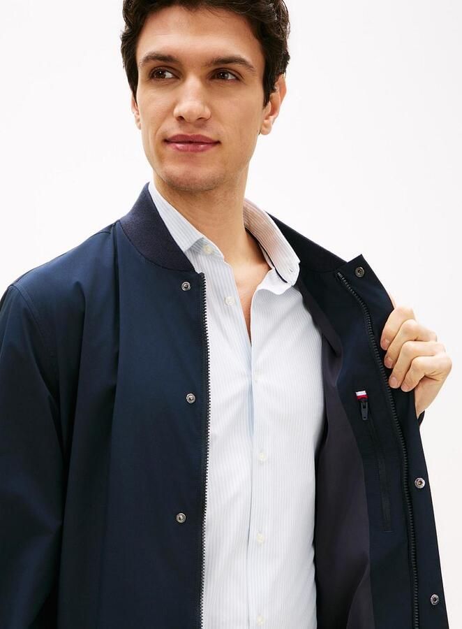 Tommy Hilfiger Bomberjack met logostitching - Foto 4