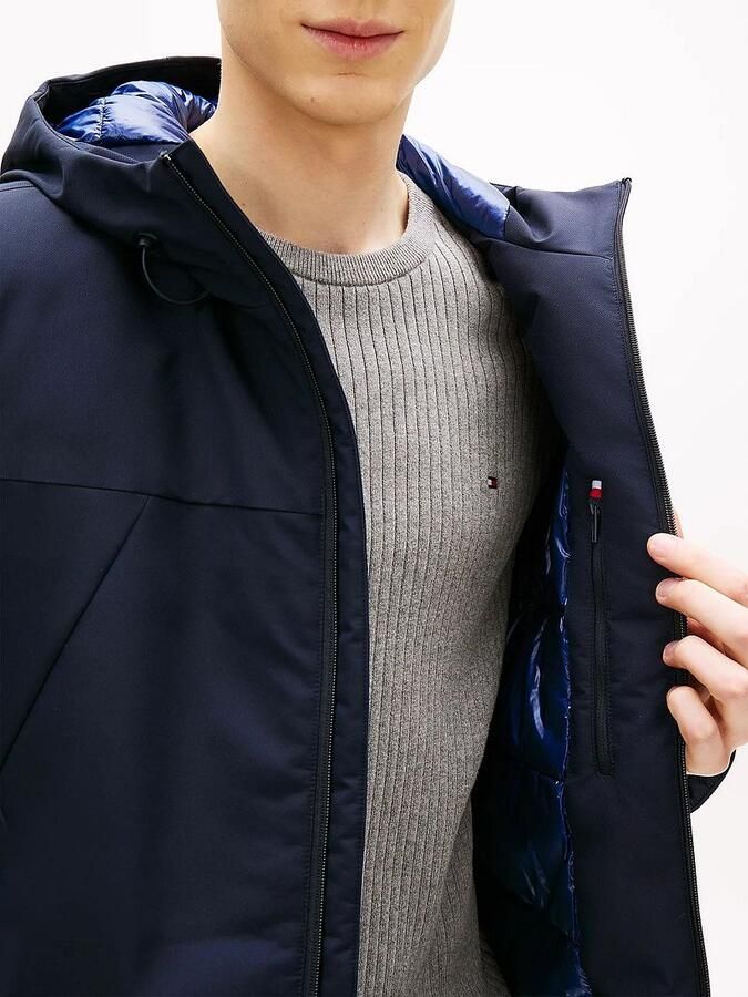 Tommy Hilfiger Functioneel jack TECH HOODED SHORT PADDED JACKET Winterjas outdoorjas waterafstotend - Foto 3