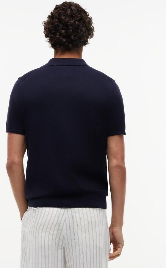 Tommy Hilfiger regular fit gebreid poloshirt van puur katoen - Foto 9
