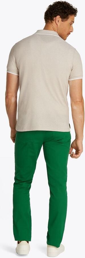 Tommy Hilfiger Regular fit poloshirt van een mix van katoen en linnen - Foto 3