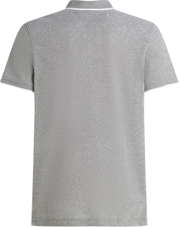 Tommy Hilfiger Regular fit poloshirt van een mix van katoen en linnen - Foto 2