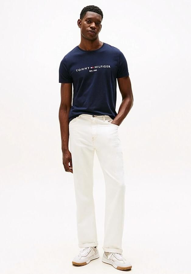 Tommy Hilfiger Zwart Print T-shirt Mannen Herfst Winter Black Heren - Foto 17
