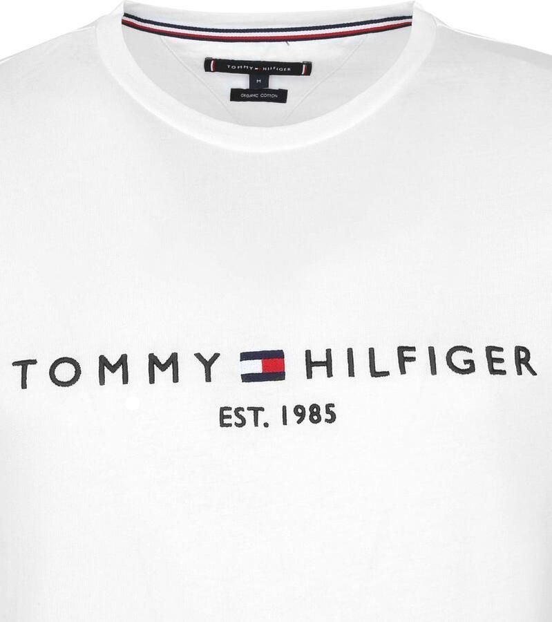 Tommy Hilfiger Wit Print T-shirt Mannen Herfst Winter White Heren - Foto 9