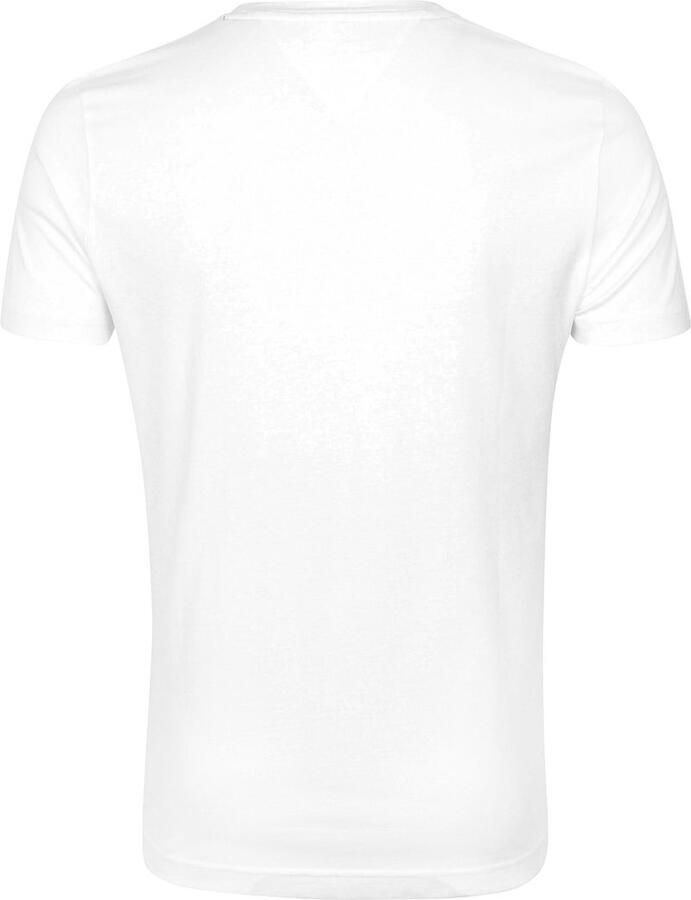 Tommy Hilfiger Wit Print T-shirt Mannen Herfst Winter White Heren - Foto 18