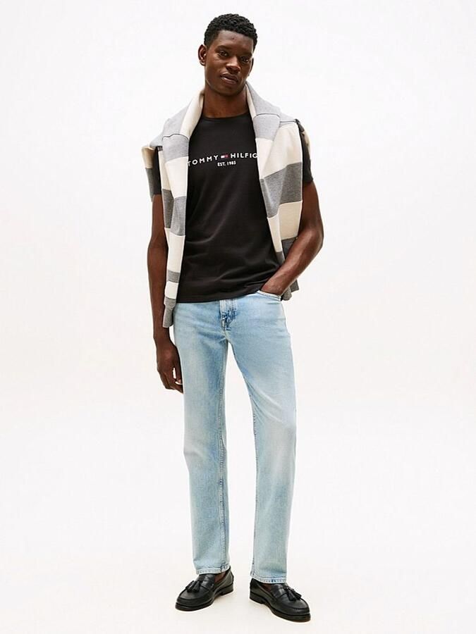 Tommy Hilfiger Zwart Print T-shirt Mannen Herfst Winter Black Heren - Foto 19