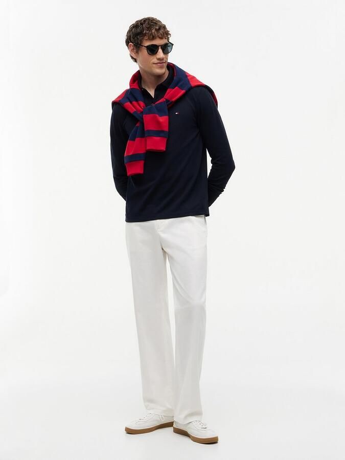 Tommy Hilfiger 1985 regular fit polo met logo bruin - Foto 5
