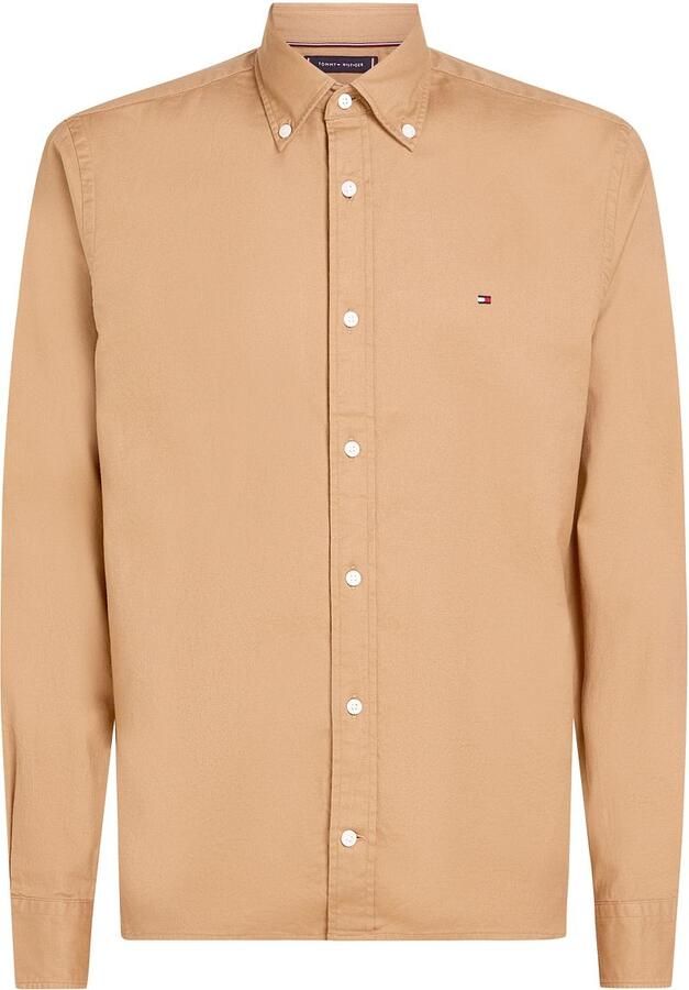 Tommy Hilfiger Casual Beige Overhemd Beige Heren