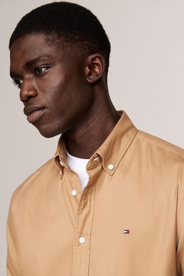 Tommy Hilfiger Casual Beige Overhemd Beige Heren - Foto 2