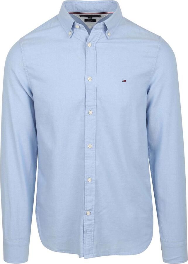 Tommy Hilfiger Lichtblauwe overhemden met lange mouwen Blue Heren - Foto 3