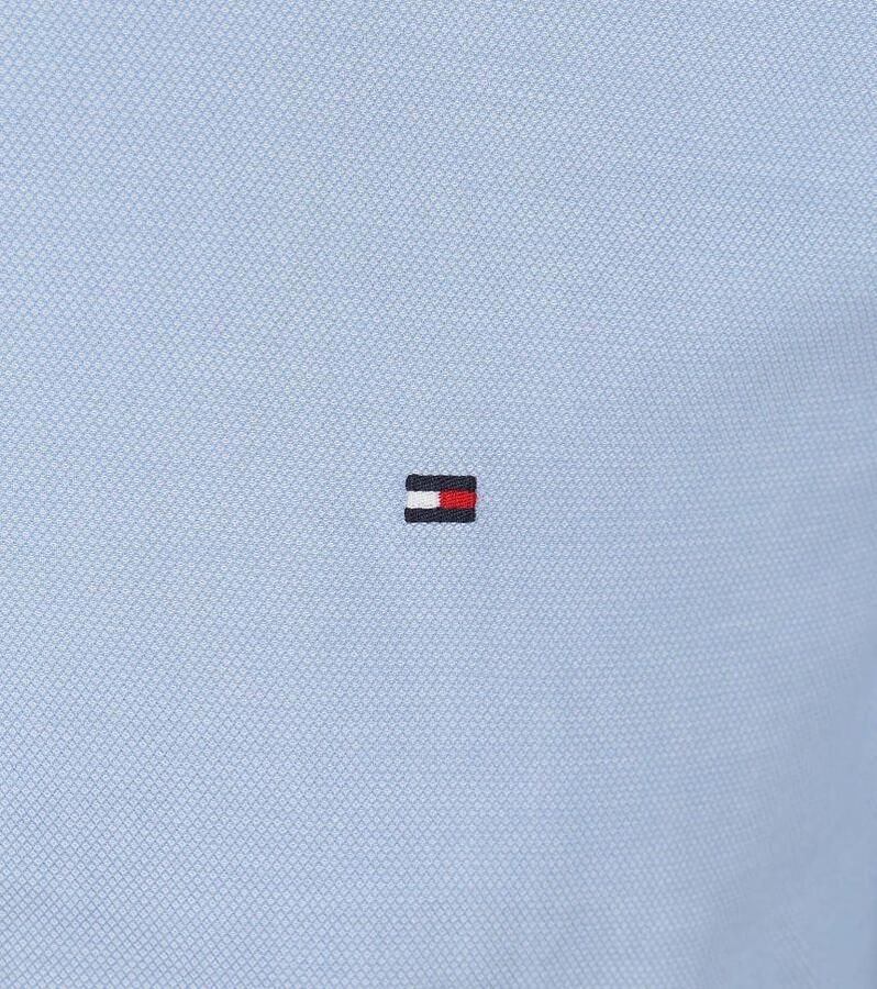 Tommy Hilfiger Lichtblauwe overhemden met lange mouwen Blue Heren