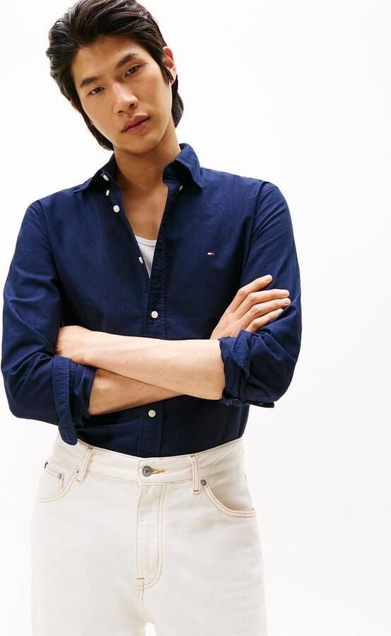 Tommy Hilfiger Overhemd met lange mouwen SOLID HERITAGE OXFORD RF SHIRT - Foto 8