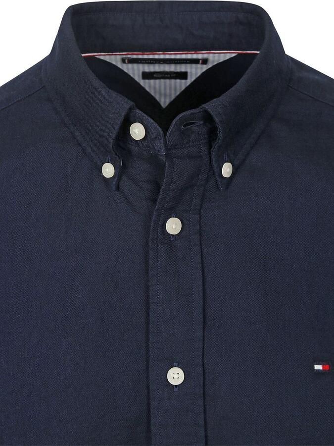 Tommy Hilfiger Overhemd met lange mouwen SOLID HERITAGE OXFORD RF SHIRT - Foto 9