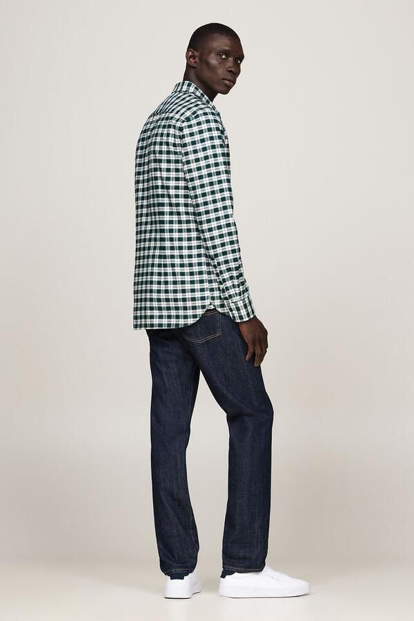 Tommy Hilfiger Oxford Overhemd Ruit Groen - Foto 3