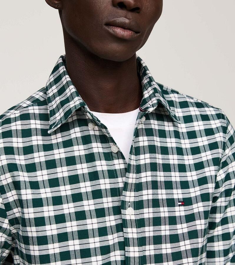 Tommy Hilfiger Oxford Overhemd Ruit Groen - Foto 2