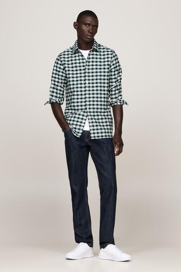 Tommy Hilfiger Oxford Overhemd Ruit Groen - Foto 4