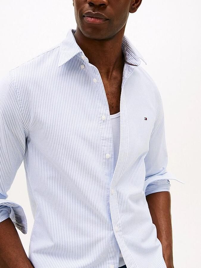 Tommy Hilfiger Regular fit vrijetijdsoverhemd met logostitching model 'OXFORD' - Foto 13