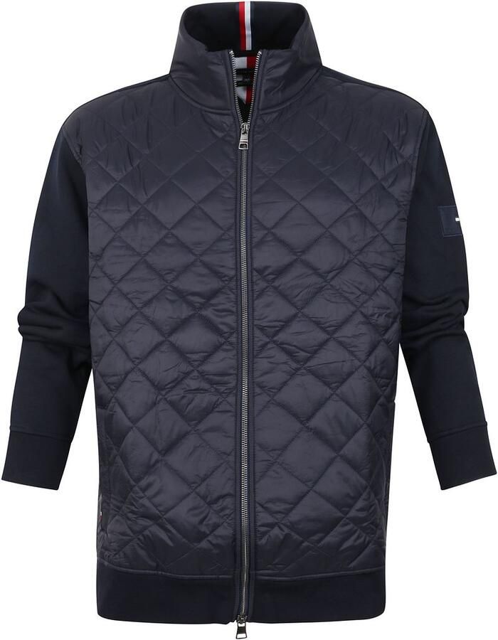 Tommy Hilfiger Sweatvest BT MIX MED DIAMND STAND COLLAR B - Foto 3