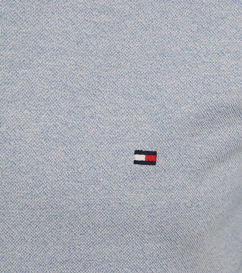 Tommy Hilfiger Poloshirt Mouline Tipped Lichtblauw