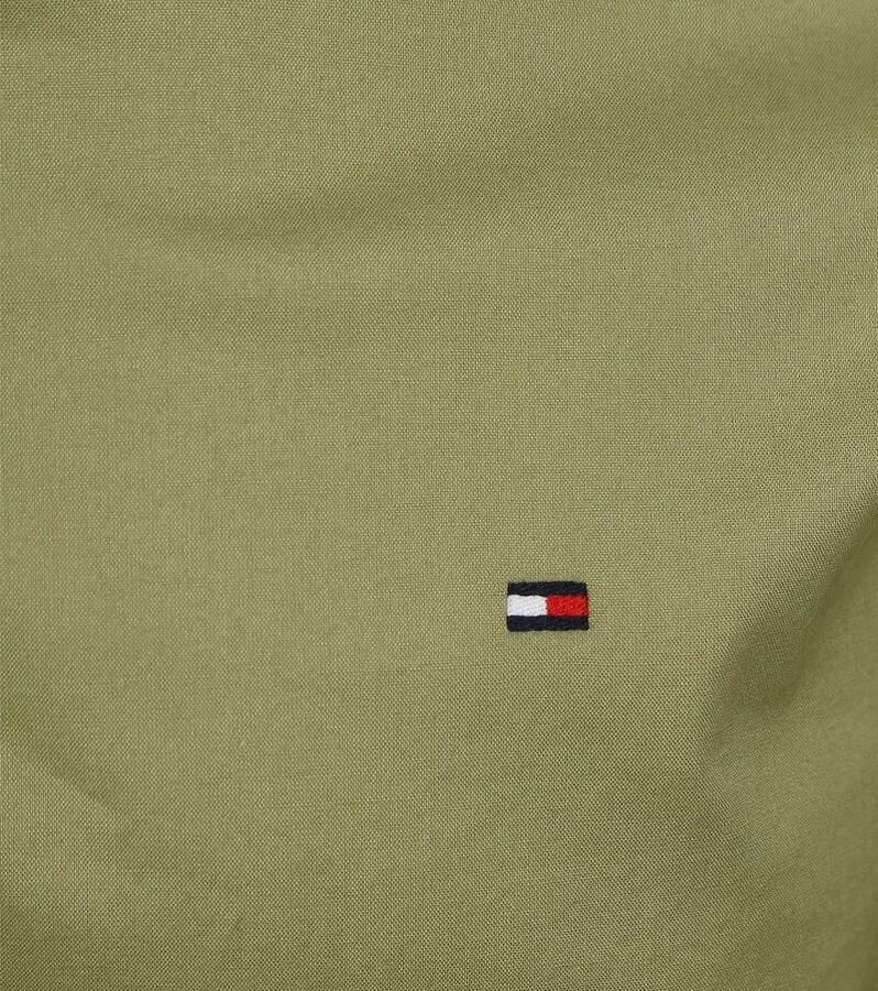 Tommy Hilfiger Poplin Overhemd Groen - Foto 3