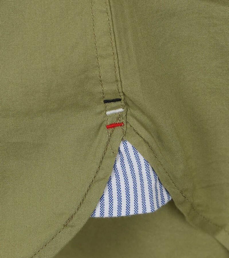 Tommy Hilfiger Poplin Overhemd Groen - Foto 2