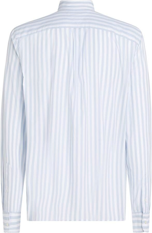 TOMMY HILFIGER Heren Overhemden Flex Poplin Bold Stripe Rf Shirt Lichtblauw - Foto 3