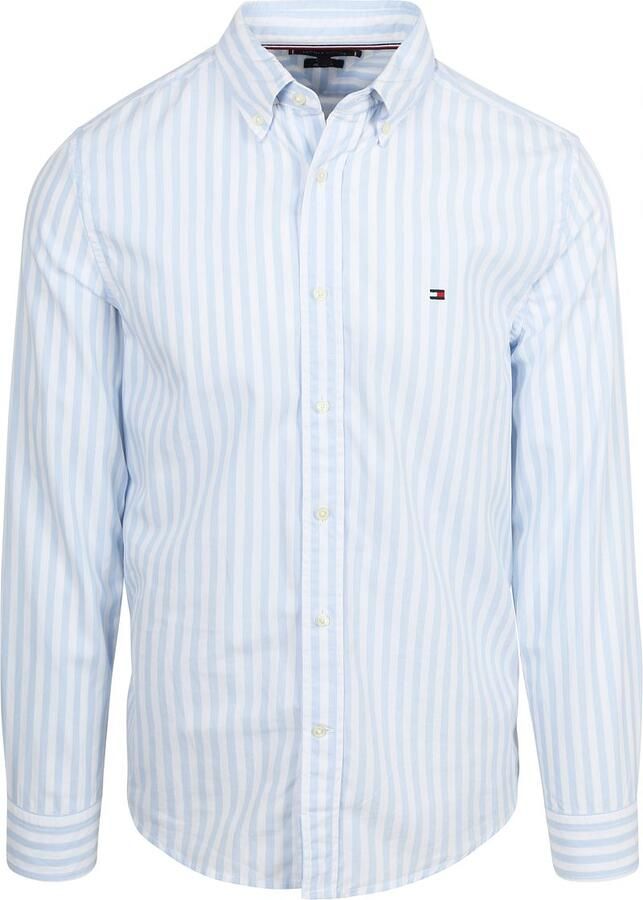 Tommy Hilfiger Regular fit vrijetijdsoverhemd van katoenpopeline